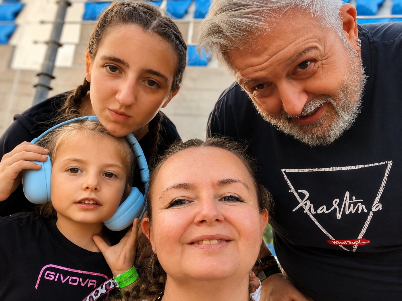 Luca, Rachele, Noemi e Lili